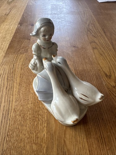 Porzellan figur mädchen - porzellan, mit
