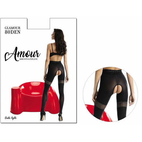 Schwarze damenstrumpfhose mit - schwarze,