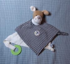Hund Hanno von Sterntaler Kuscheltuch Schmusetuch mit Beisring gestreift 