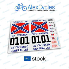 The Dukes of Hazzard GENERAL LEE 1:10 Scale Aufkleber Stickers Kit RC Tamiya HPI