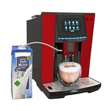 Acopino Vittoria Kaffeevollautomat –  Milchsystem, Espresso, Latte Macchiano rot