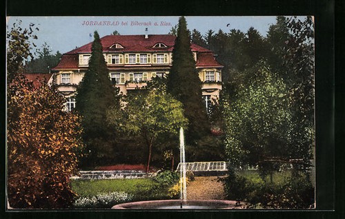 Jordanbad riss parkanlagen - a., riss,