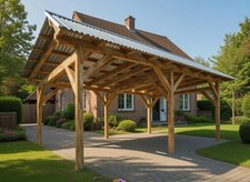 Carport verzapft Auto