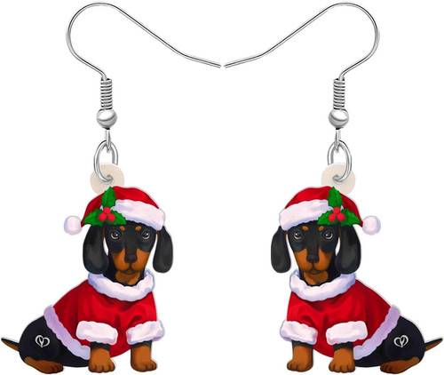 Cute dackel hund ohrringe - dackel,