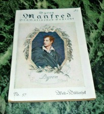 Byron, Manfred, Dramatisches