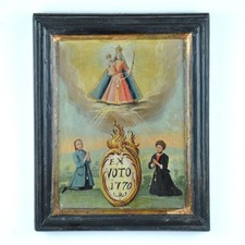 EX VOTO,  Votivbild 29/37 cm