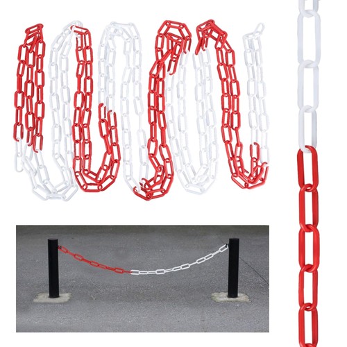 Absperrkette kunststoff rot - absperrkette,