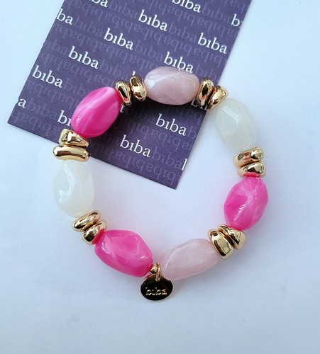 Biba resin armband nuggets - armband, 18