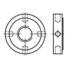 Reyher  Kreuzlochmuttern DIN