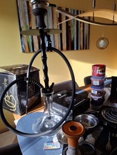 M. Rosenfeld Shisha Set, 2 Schläuche, Kohleanzünder Elektr und Tabak