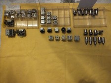 Konvolut Drehkondensatoren / Relais / Einbaubuchsen für Funk Radios ect