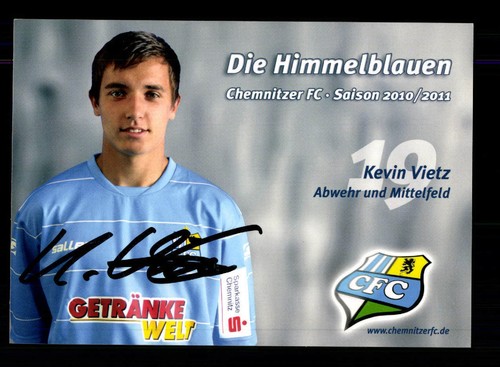 Kevin vietz autogrammkarte - kevin,