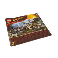 1x Lego Bauanleitung Heft 2 Indiana Jones Jäger Die Flucht aus dem Tempel 7623