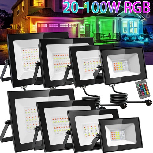 Led fluter 100w rgb dimmbar - fluter,