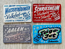 5 x Fahrchip Karussell TAIGA