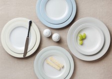 KAHLA Matinee Kombiservice 18 Tlg. Speiseservice /Tafelservice weiß Porzellanset