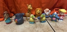 Fisher Price Little People Zoo & Bauernhoftiere Menschen Arche Noah x 9