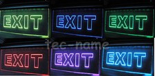 XXL LED Schild EXIT AUSGANG