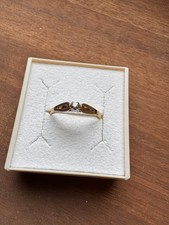 585 gold diamantring vintage - 585,