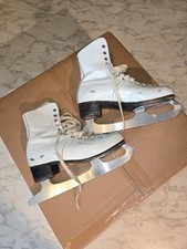 Schlittschuhe für Damen od. Kinder, weiß, Gr. 38