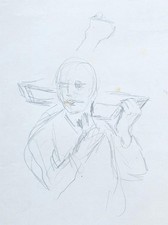 Bruno Héroux Männerbildnis