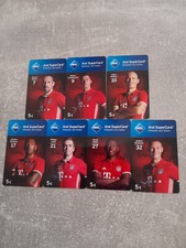 ARAL SuperCard, "FC Bayern München 2016 / 17", 7 Karten, Top Zustand
