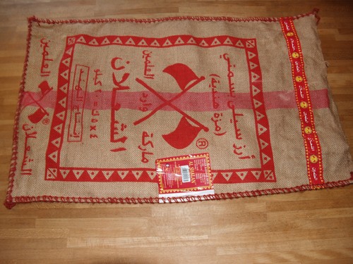 Reissack jutesack leer - reissack, 75x47cm