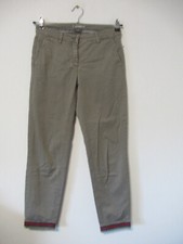 31/4 CAMBIO Damen Hose Gr. 34 oliv Stretch Hose Damenhose Nieten Mod. Stella