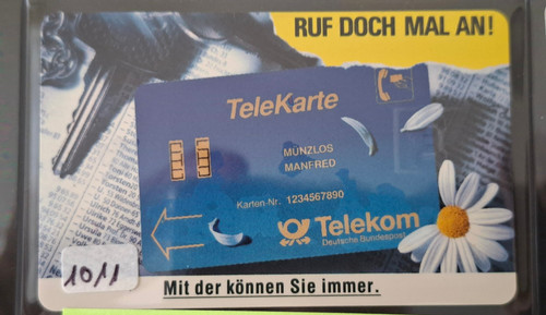 Telefonkarte 09 90 - p, 15