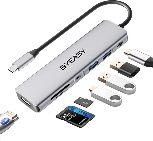 Usb hub in 1 - usb‑c, 7‑in‑1