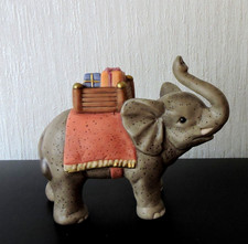 Goebel Nina & Marco große Krippe - Elefant mit Geschenken - Rarität