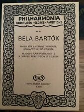 Taschenpartitur Bela Bartok Musik für Saiteninstrumente, Schlagzeug und Celesta