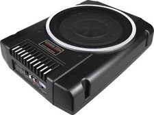 Aktive Subwoofer Ground Zero GZTB 25ACT Active Untersitz Bass  Seitente  B-Ware