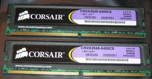 4gb kit corsair ddr2 - corsair,