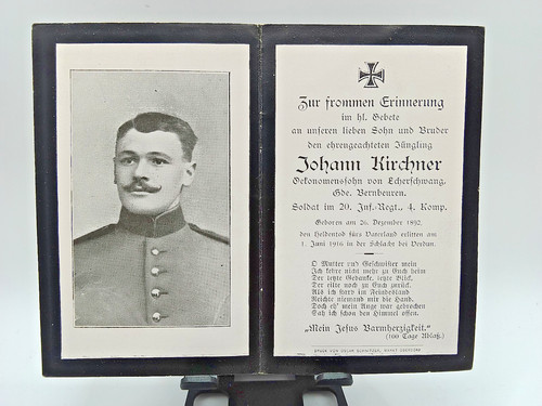 Sterbebild johann kirchner - johann,