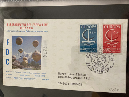 Frankreich 1966 fdc mit - frankreich,