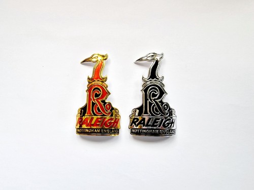 Raleigh bike head badge - head,