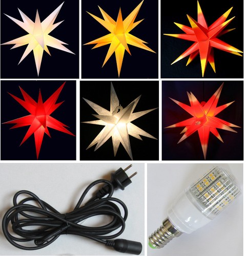 Led außenstern außen - außenstern, 3d
