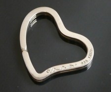 Authentischer Tiffany & Co. Schlüsselanhänger Herz Sterlingsilber #4284