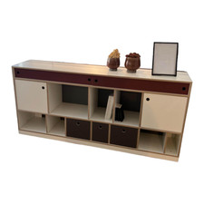 Moormann Regal Egal Furnier Sperrholz Birke Weiß Und Umbragrau MDF Braun