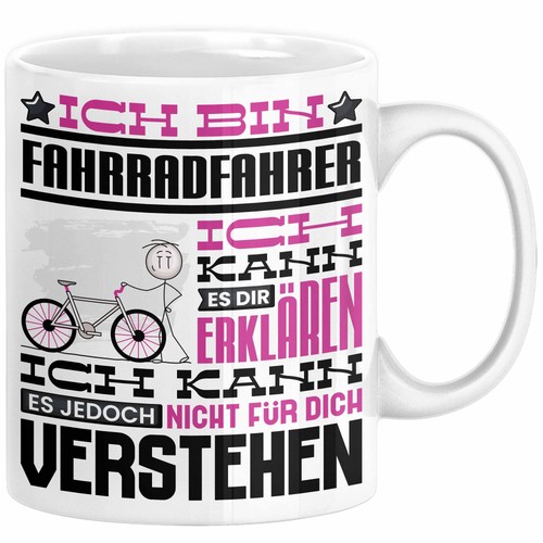 Fahrradfahrer geschenk tasse - fahrradfahrer,