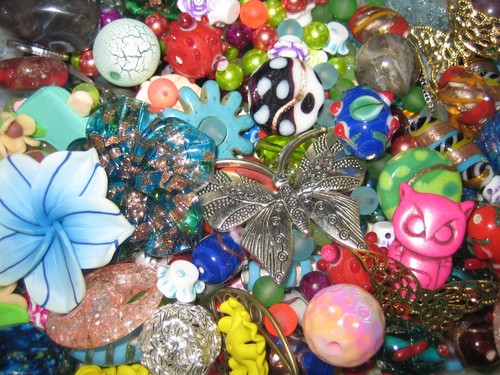 Glasperlen mix indische - glasperlen, mix/indische
