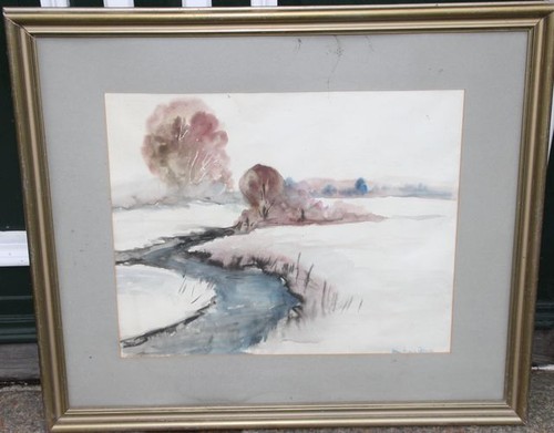 Original aquarell ölbild - original,