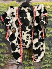 Kuhfell-Look Fasnachtsweste | Narrenkostüm Gr. XL-XXL  Karneval