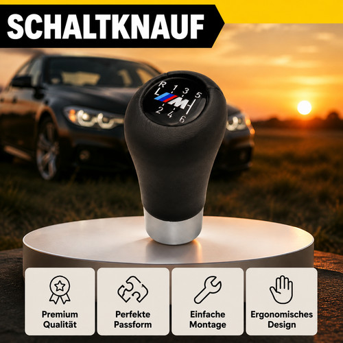 Gang leder schaltknauf - 6,