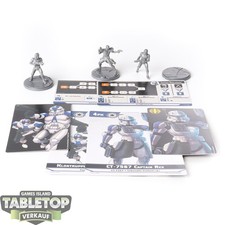 Star Wars: Shatterpoint - Captain Rex an 2 Clone Tropper - unbemalt