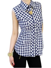 Damen Hemd Kariert Rosa