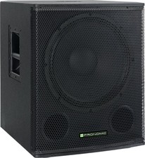 Aktiver 18"-Subwoofer mit 600 Watt Peak-Leistung und Line-Out für Bands und DJs