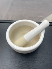 Mörser mit Stößel Porzellan