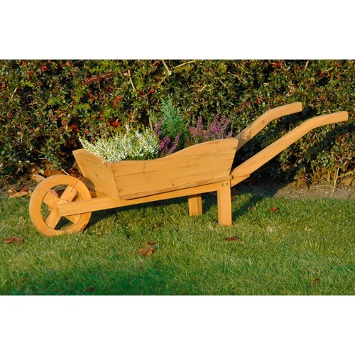 Pflanzschubkarre holz - pflanzschubkarre,